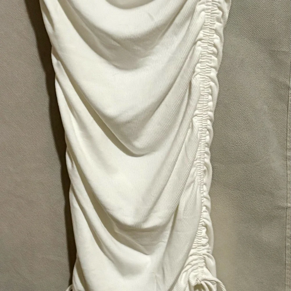 White Ruched Two-Piece Set - Picture 7 of 8